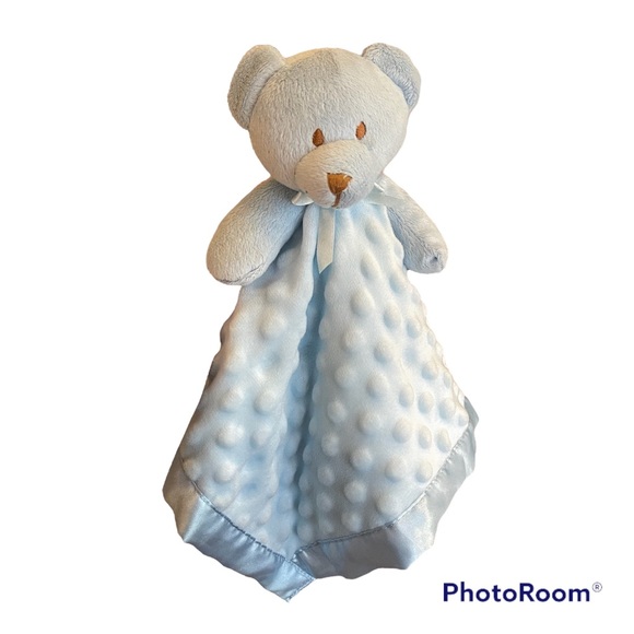 Bear Plush w/ Blanket - Blue main image 0